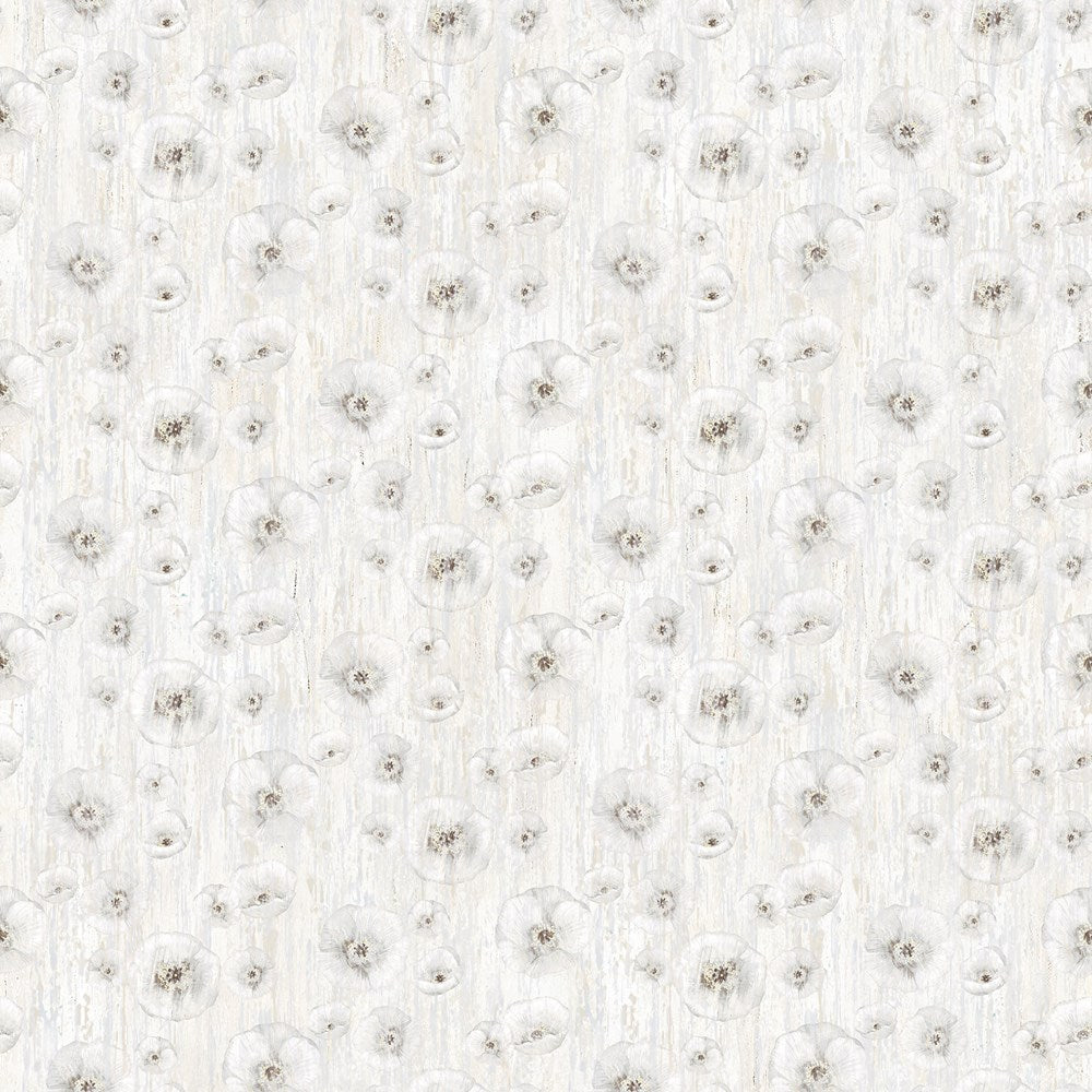 White Poppy - WHITE || POPPY MEADOW || Northcott Studio