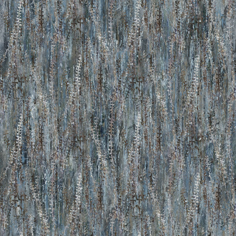 Meadow Texture - DK BLUE || POPPY MEADOW || Northcott Studio