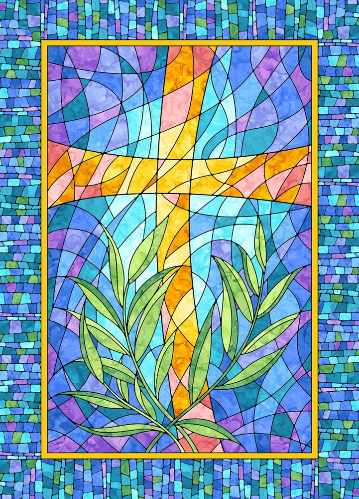 Panel - BLUE MULTI || BLESSINGS || Northcott Studio