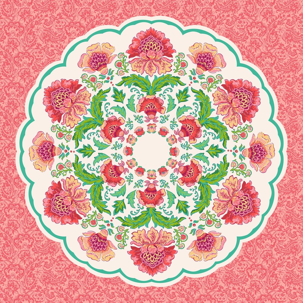 Panel - CREAM MULTI || COTTAGE CHARM || Northcott Studio