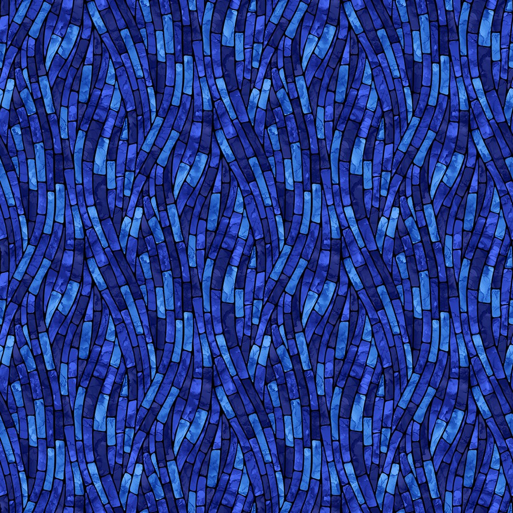 Wave - DARK BLUE || TREE OF LIFE || Northcott Studio
