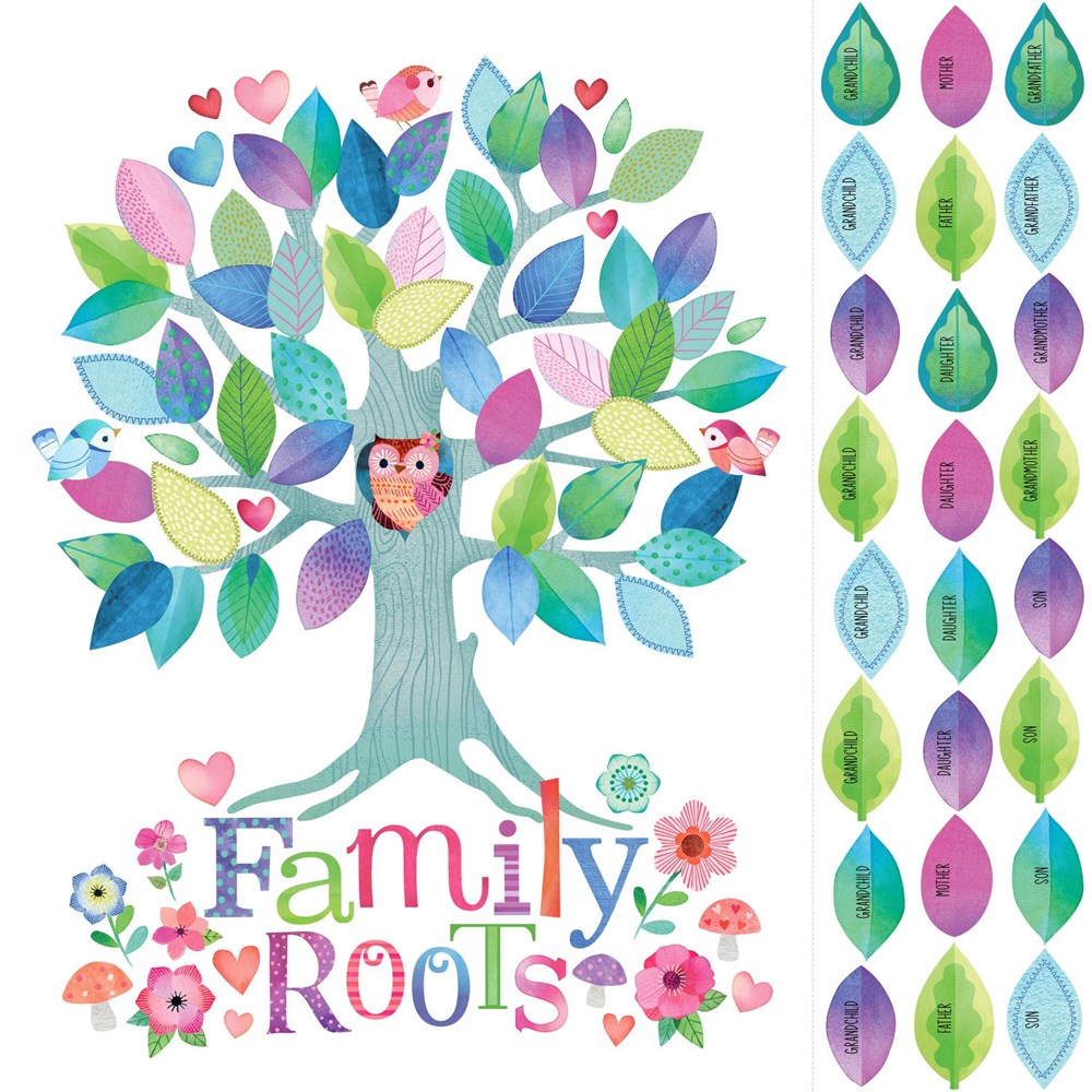 Panel - WHITE MULTI || FAMILY ROOTS || Northcott Studio