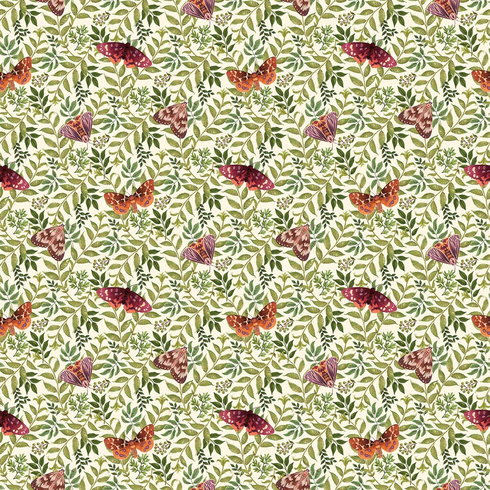 Butterflies - BEIGE MULTI || BOTANICA || Northcott Studio