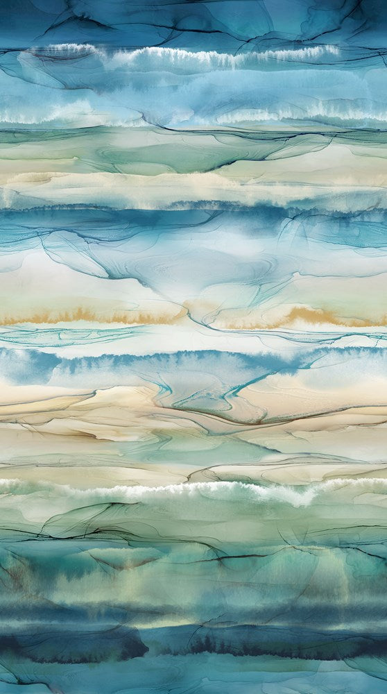 Ombre - DK BLUE MULTI || BLOOMSBURY || Northcott Studio