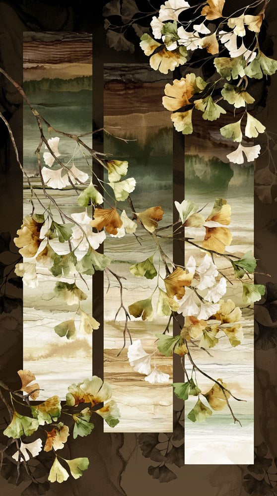 Panel - MINK MULTI || GINKGO || Northcott Studio