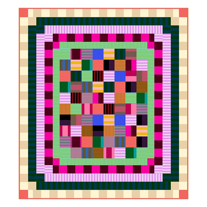 SHOP SAMPLE - TANGO QUILT || TANGO || Anna Maria Textiles Studio