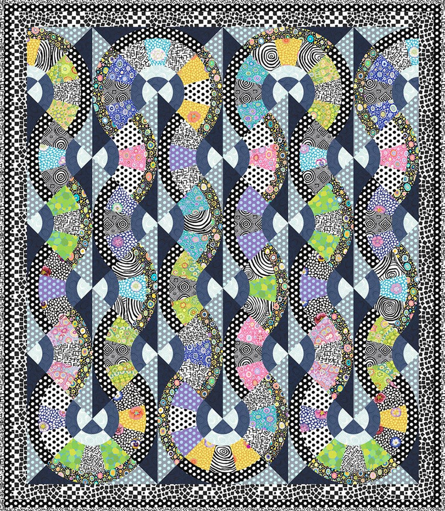 Contrast Fanfare - Digital Qtop - 1pc || Contrast Fanfare || Kaffe Fassett Collective