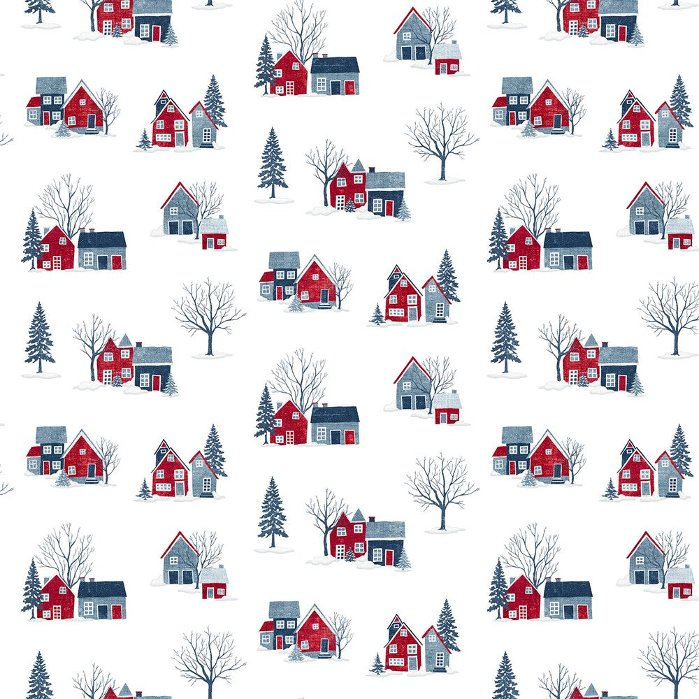 Small Houses - WHITE MULTI || VILLAGE FOLK || Northcott Studio