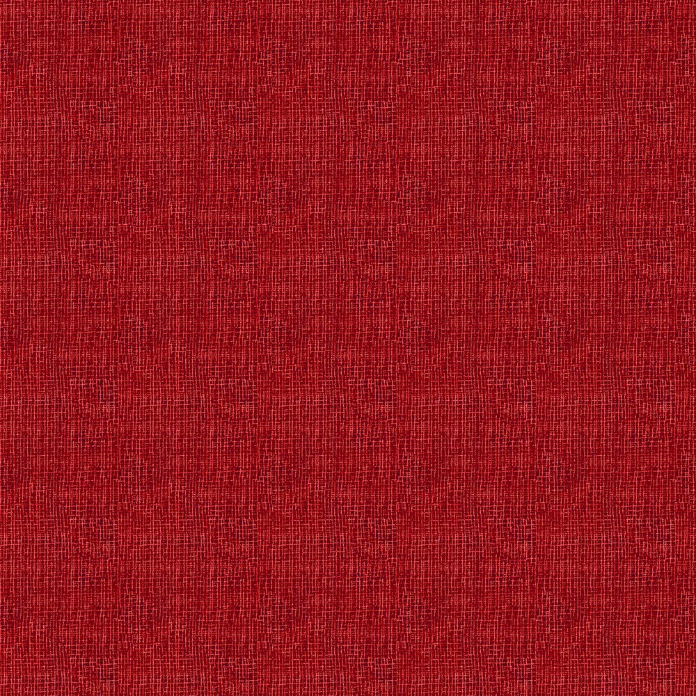 Grid Texture - RED || VILLAGE FOLK || Northcott Studio