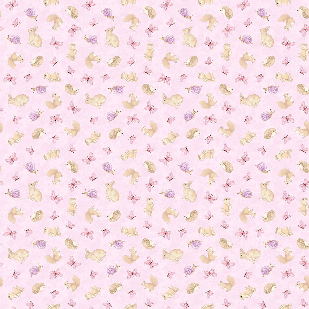 Animal Toss - PINK MULTI || PEAS IN A POD || Northcott Studio