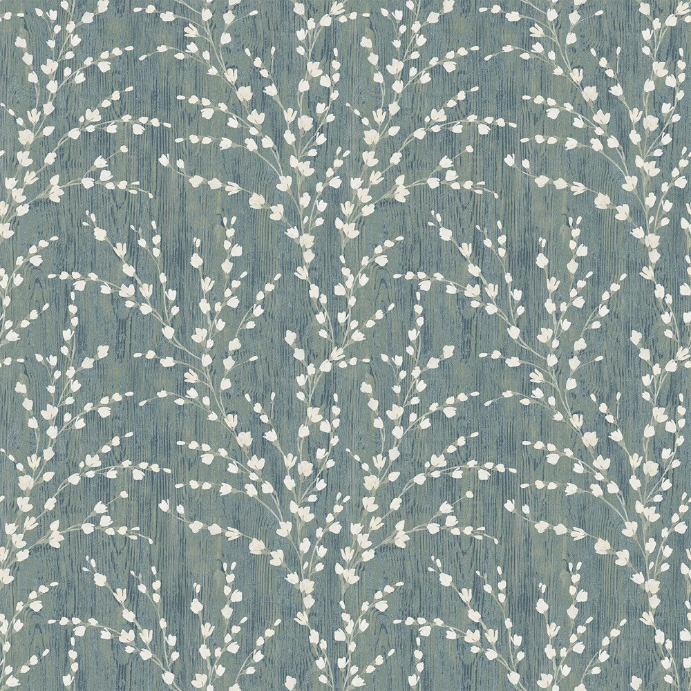 Pussy Willow Bou - WEDGWOOD || PUSSY WILLOWS || Northcott Studio