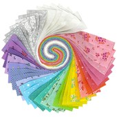 True Colors - 2.5" Design Roll - 40pcs || True Colors || Tula Pink