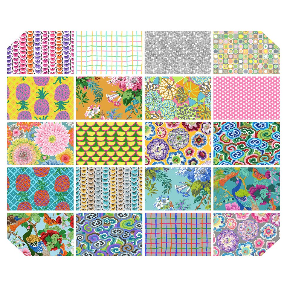 August 2026 - 6in Design Strip Soft - 20pcs || August 2026 || Kaffe Fassett Collective