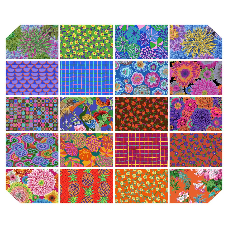August 2026 - 5in Charm Pack Jewel - 42pcs || August 2026 || Kaffe Fassett Collective