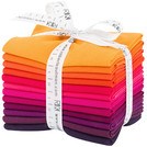 FQ-1372-12 PC KONA COTTON BIRDS OF PARAD || Kona Cotton || FAT QUARTER BUNDLES