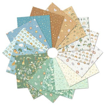 FQ-2379-16 || FAT QUARTERS || THE WILD ONES FAT QUARTER BUNDLE || Robert Kaufman