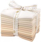 FQ-909-12 PC KONA COTTON NOT QUITE WHITE || Kona Cotton || FAT QUARTER BUNDLES