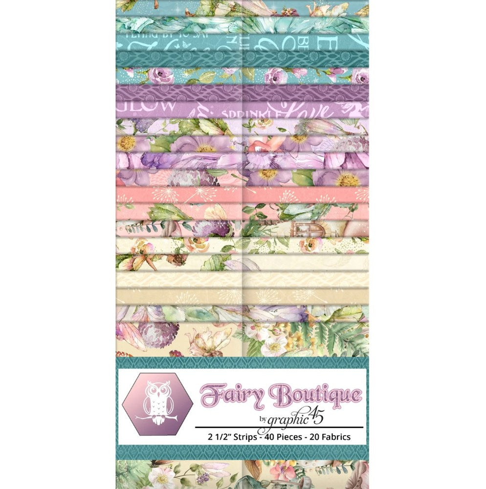 Fairy Boutique-2.5 / 2.5" Strips || Fairy Boutique || White Owl Textiles