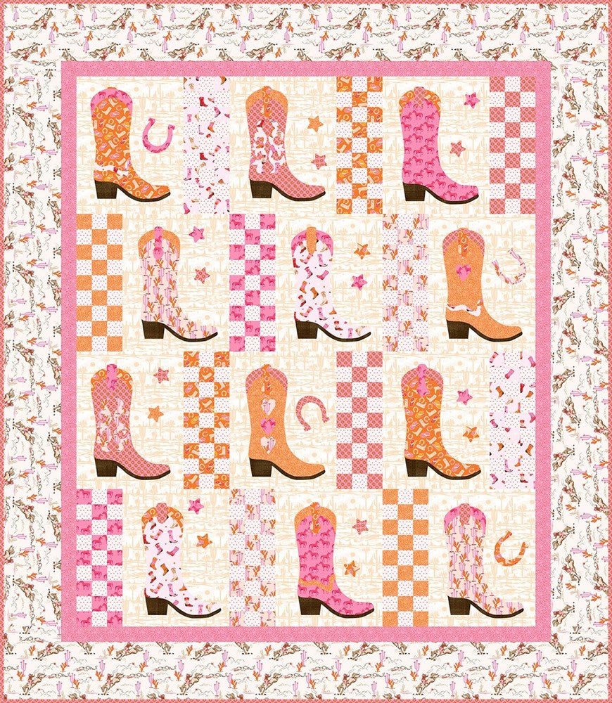 Go Cowgirl - Boot Tapping Boulevard || Quit Pattern || In the Beginning