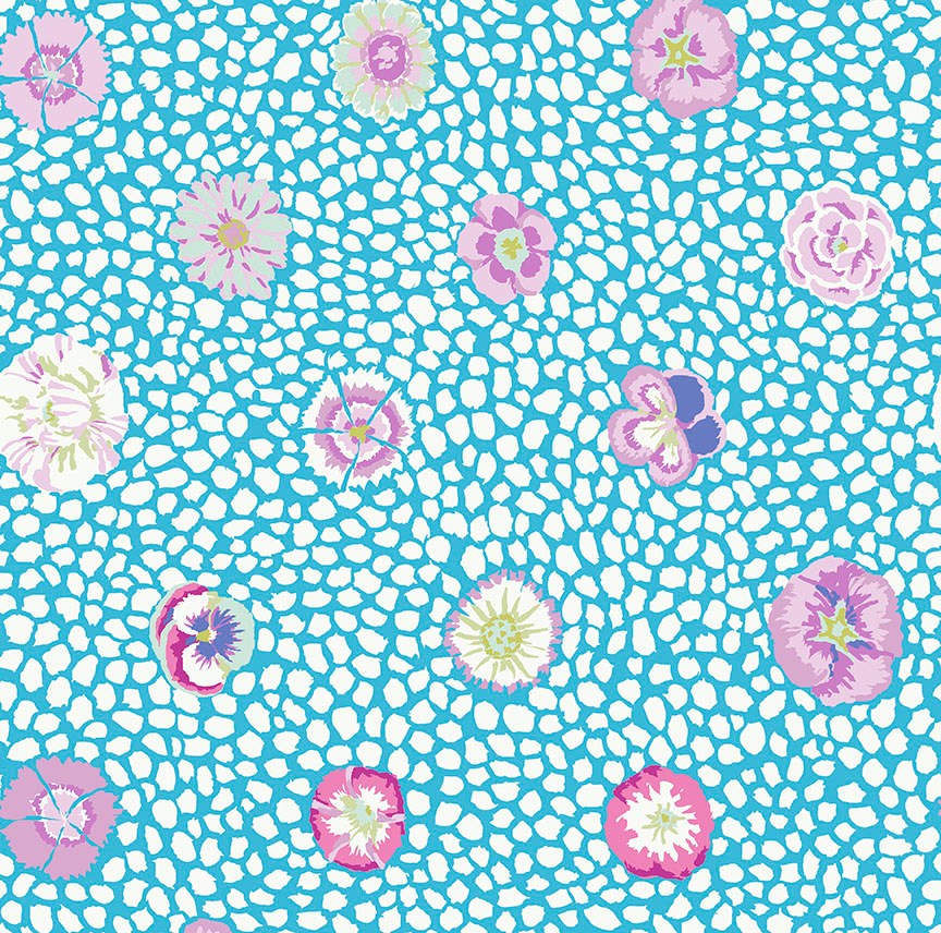 Guinea Flower - Turquoise II Classics II Kaffe Fassett Collective