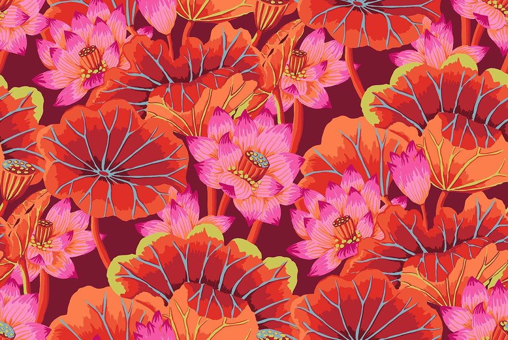 Lake Blossoms - Red II Classics II Kaffe Fassett Collective