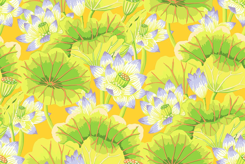 Lake Blossoms - Yellow II Classics II Kaffe Fassett Collective