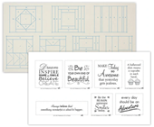 QAYG Inspirational Mug Mats -- Uplifting - 7 per pack