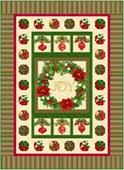 Ornaments&amp;Wreath -  || DECK THE HALLS || Northcott Studio