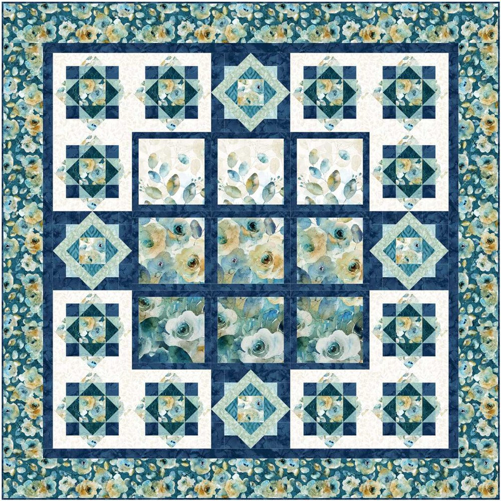GARDEN BLUE -  || BLOOMSBURY || Northcott Studio