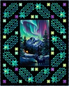 SHOP SAMPLE - AURORA STARS || DANCING LIGHTS || Northcott Studio