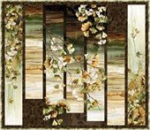 SHOP SAMPLE - FAUX STEPS || GINKGO || Northcott Studio