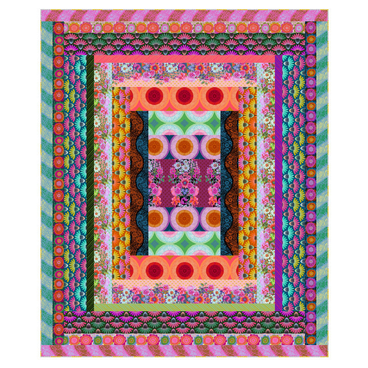 PERENNIAL BORDER - Pattern || PERENNIAL BORDERS || Anna Maria Textiles Studio