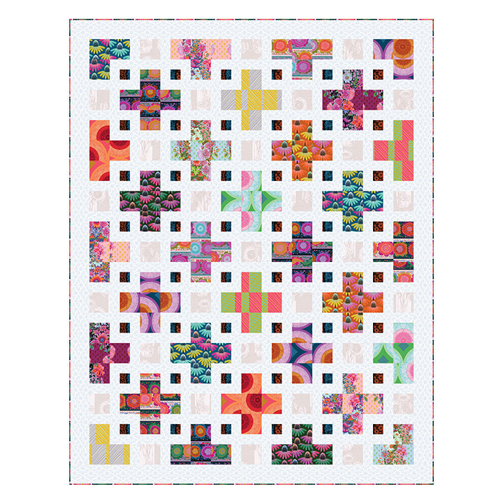 THE VIOLET - Pattern || PERENNIAL BORDERS || Anna Maria Textiles Studio