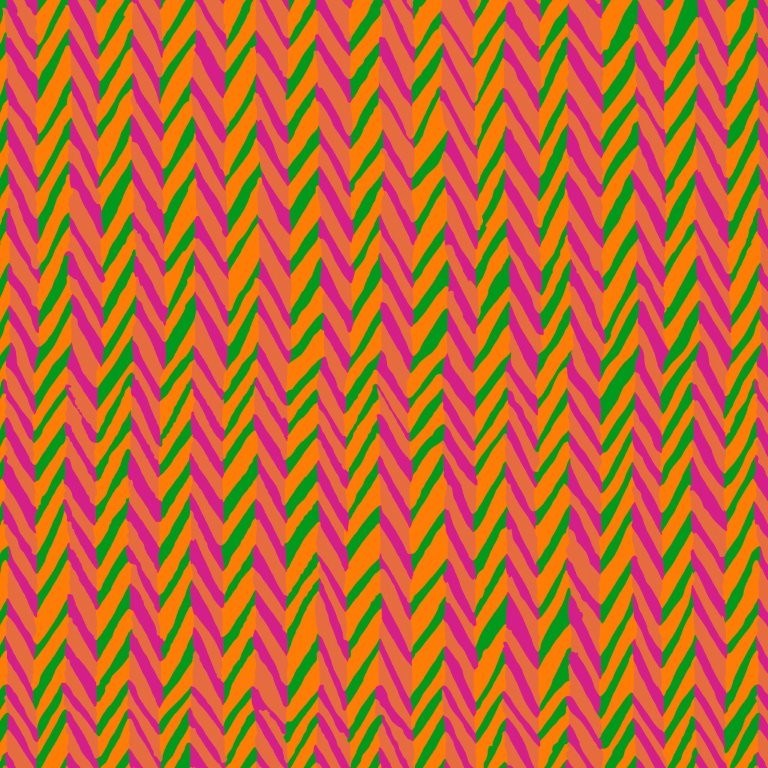 Herringbone Stripe - Orange || Kafe Fassett Collective for FreeSpirit February2026 || Brandon Mably