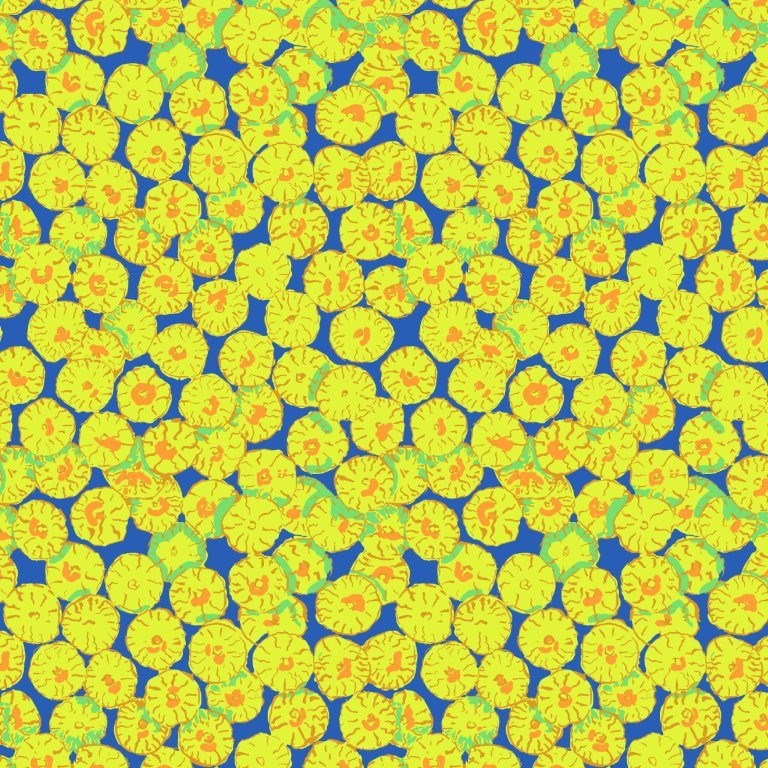 Sand Dollar - Blue || Kafe Fassett Collective for FreeSpirit February2026 || Brandon Mably