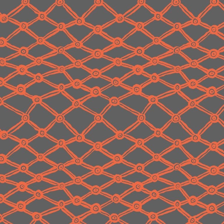 Nets - Grey || Kafe Fassett Collective for FreeSpirit February2026 || Brandon Mably
