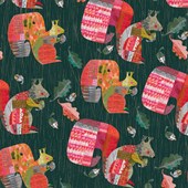 Squirrels - Green || Tales from the Forest by Clare Youngs