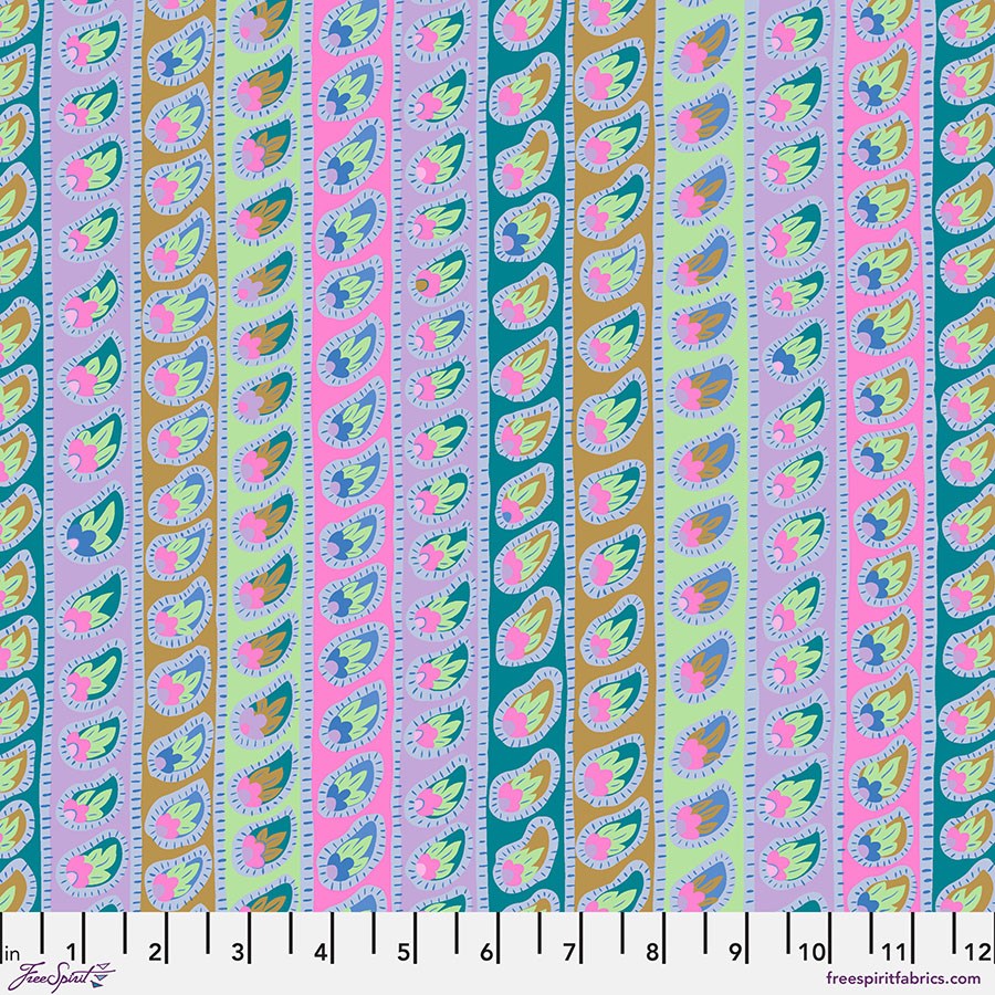 Paisley Stripe - Lavender || From the Archives || Kaffe Fassett