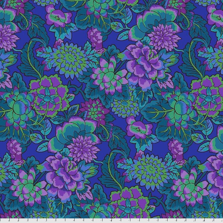 Cloisonne - Blue II  Aug-21  II Kaffe Fassett Collective