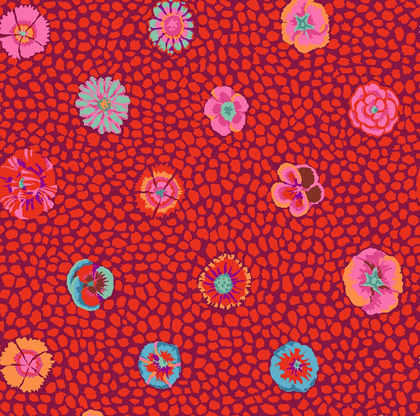 Guinea Flower - Red II Classics II Kaffe Fassett Collective