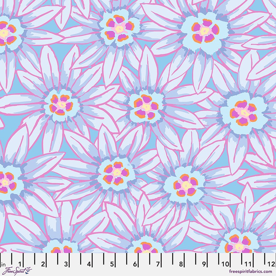 Potentilla - Blue || From the Archives || Kaffe Fassett