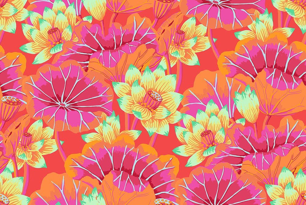 Lake Blossoms - Magenta II Classics II Kaffe Fassett Collective