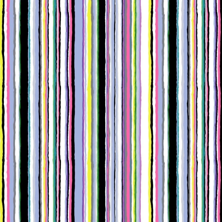 Echo Stripe - Contrast || Kafe Fassett Collective for FreeSpirit February2026 || Kaffe Fassett
