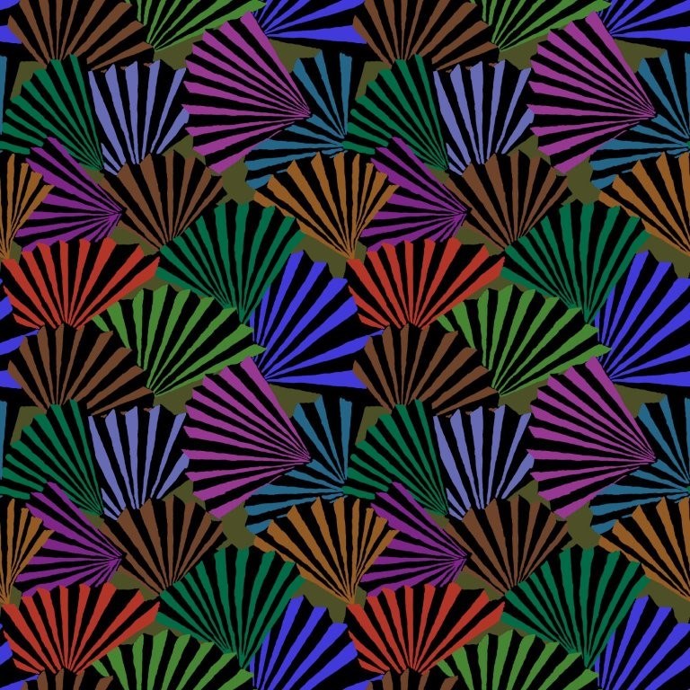 Fanfare - Dark || Kafe Fassett Collective for FreeSpirit February2026 || Kaffe Fassett