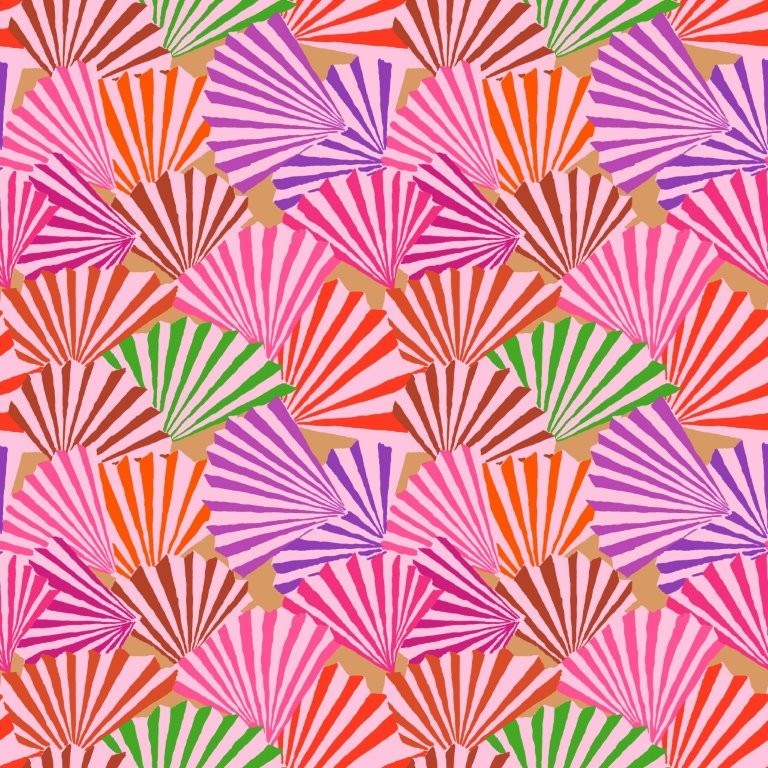 Fanfare - Red || Kafe Fassett Collective for FreeSpirit February2026 || Kaffe Fassett