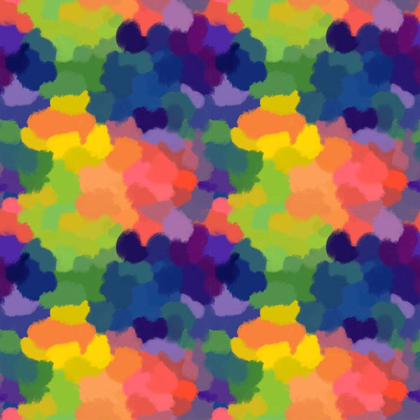 Color Puddles - Multi || Love Under the Stars || Katy Tanis - Fabco Limited