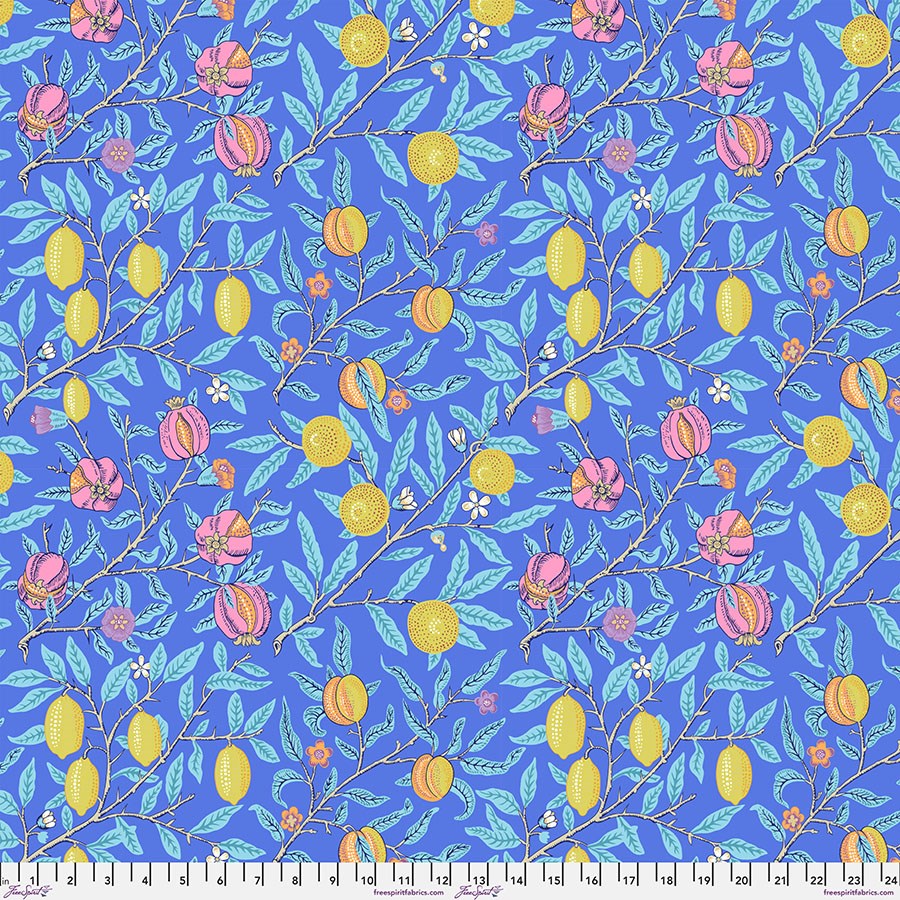 Fruit - Cobalt ll Kaffe Fassett X Morris and Co ll Kaffe Fassett Morris and Co