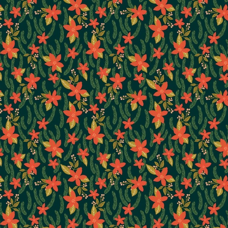 Christmas Poinsettias - Spruce || Christmas Pets || Mia Charro