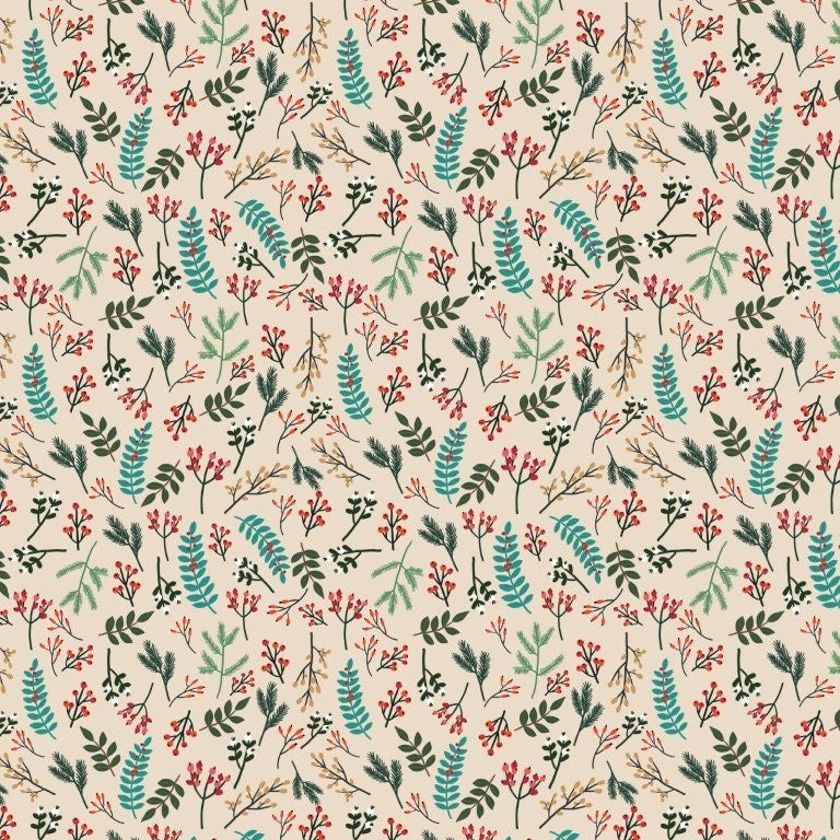 Christmas Berries - Ivory || Christmas Pets || Mia Charro