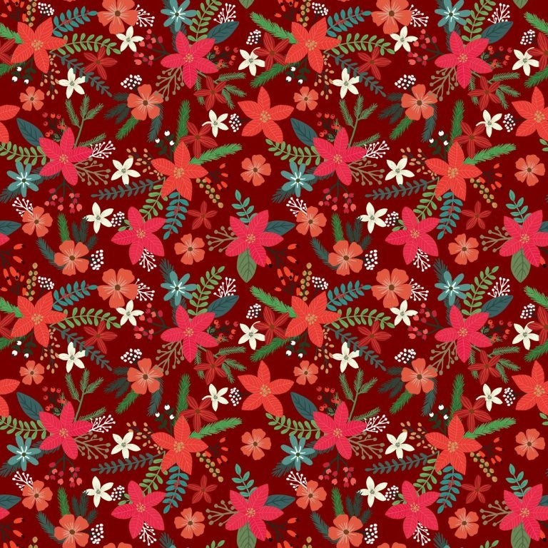 Christmas Foliage - Berry || Christmas Pets || Mia Charro